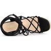 image:imageAllegra K Women Platform Square Toe Lace Up Espadrilles Heels SandalsBlack