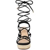 image:imageAllegra K Women Platform Square Toe Lace Up Espadrilles Heels SandalsBlack