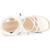 image:imageAllegra K Women Platform Square Toe Lace Up Espadrilles Heels SandalsWhite