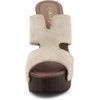 image:imageAllegra K Womens Platform Sandal Block HeelBeige