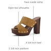 image:imageAllegra K Womens Platform Sandal Block HeelBrown