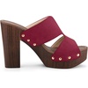 image:imageAllegra K Womens Platform Sandal Block HeelBurgundy