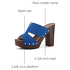 image:imageAllegra K Womens Platform Sandal Block HeelDeep Blue