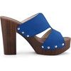 image:imageAllegra K Womens Platform Sandal Block HeelDeep Blue