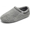 image:imageAllegra K Womens Soft Curly Full Slippers Fuzzy Unisex Lightweight House Cozy Loafer ShoesGrey