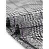 image:imageAllegra K Women Houndstooth Plaid Short Sleeve Peter Pan DressPurple