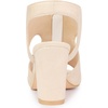 image:imageAllegra K Womens Gladiator Sandals Chunky HeelsBeige