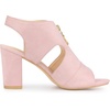 image:imageAllegra K Womens Gladiator Sandals Chunky HeelsLight Pink