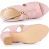 image:imageAllegra K Womens Gladiator Sandals Chunky HeelsLight Pink