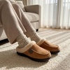 image:imageAllegra K Womens Winter House Slippers Unisex Indoor Outdoor Fuzzy ShoesBrown