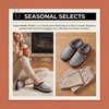image:imageAllegra K Womens Winter House Slippers Unisex Indoor Outdoor Fuzzy ShoesGrey
