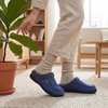 image:imageAllegra K Womens Winter House Slippers Unisex Indoor Outdoor Fuzzy ShoesNevy Blue