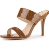 image:imageAllegra K Women Stiletto Heel Open Toe SandalsBrown