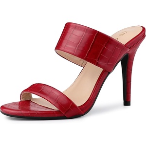 image:imageAllegra K Women Stiletto Heel Open Toe SandalsRed