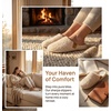 image:imageAllegra K Women Unisex Warm Soft Comfy Fuzzy Slipon House SlippersBeige