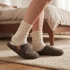 image:imageAllegra K Women Unisex Warm Soft Comfy Fuzzy Slipon House SlippersBrown