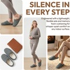 image:imageAllegra K Women Unisex Warm Soft Comfy Fuzzy Slipon House SlippersGrey