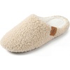 image:imageAllegra K Women Unisex Warm Soft Comfy Fuzzy Slipon House SlippersBeige