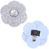 image:imageAllegra K 2 PCS Womens Rose Flower Shoe Clips Detachable Wedding Shoe Embellishment for FlatsWhite