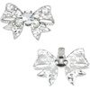 image:imageAllegra K 2 PCS Womens Sparkly Rhinestone Shoe Clips Detachable Bow Decorations for Bridal WeddingSilverRhinestone Bow