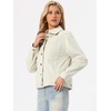 image:imageAllegra K Corduroy Jacket for Women Long Sleeve Button Down OuterwearApricot