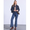 image:imageAllegra K Corduroy Jacket for Women Long Sleeve Button Down OuterwearDark Blue