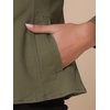 image:imageAllegra K Denim Jacket Womens Classic Stand Collar Long Sleeve Jean JacketsGreen