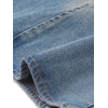 image:imageAllegra K Denim Jacket Womens Classic Stand Collar Long Sleeve Jean JacketsVintage Blue