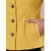 image:imageAllegra K Denim Jacket Womens Classic Stand Collar Long Sleeve Jean JacketsYellow