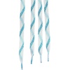 image:imageAllegra K Metallic Sparkly Glitter Flat Shoelaces 1PairBlue