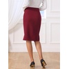 image:imageAllegra K Office Pencil Skirts for Women Dressy High Waist SkirtBurgundy