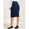 image:imageAllegra K Office Pencil Skirts for Women Dressy High Waist SkirtDark Blue