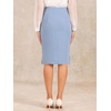 image:imageAllegra K Office Pencil Skirts for Women Dressy High Waist SkirtGrey Blue