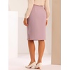 image:imageAllegra K Office Pencil Skirts for Women Dressy High Waist SkirtPink