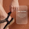 image:imageAllegra K Women Bohemian Rhinestone Knot Flat Ankle Elastic SandalsBlack2