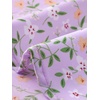 image:imageAllegra K Women Floral Print V Neck Long Sleeve Midi Boho DressDark Purple