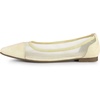 image:imageAllegra K Women Pointed Toe Slip On Mesh FlatsBeige