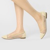 image:imageAllegra K Women Pointed Toe Slip On Mesh FlatsBeige