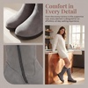 image:imageAllegra K Women Snow Warm Breathable Double Buckle Flat MidCalf BootsGrey