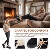 image:imageAllegra K Women Warm Faux Suede Nonslip Laceup Flat Ankle Snow BootsBlack