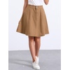 image:imageAllegra K Womens Denim Skirt High Waist Stretch A Line Casual Jean SkirtsBrown
