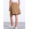 image:imageAllegra K Womens Denim Skirt High Waist Stretch A Line Casual Jean SkirtsBrown