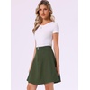image:imageAllegra K Womens Denim Skirt High Waist Stretch A Line Casual Jean SkirtsDark Green
