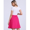 image:imageAllegra K Womens Denim Skirt High Waist Stretch A Line Casual Jean SkirtsHot Pink