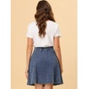 image:imageAllegra K Womens Denim Skirt High Waist Stretch A Line Casual Jean SkirtsLight Blue