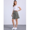 image:imageAllegra K Womens Denim Skirt High Waist Stretch A Line Casual Jean SkirtsLight Grey