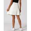 image:imageAllegra K Womens Denim Skirt High Waist Stretch A Line Casual Jean SkirtsWhite