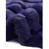image:imageAllegra K Womens Faux Fur Vest Zip Up Sleeveless Casual Fur JacketDark Blue