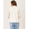 image:imageAllegra K Womens Faux Fur Vest Zip Up Sleeveless Casual Fur JacketWhite