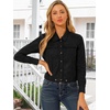 image:imageAllegra K Womens Faux Suede Jacket Button Down Biker Moto Coat OuterwearBlack